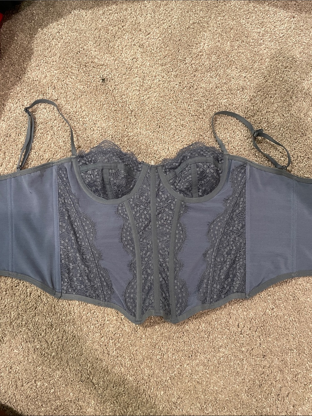 Urban Outfitters Blue Corset